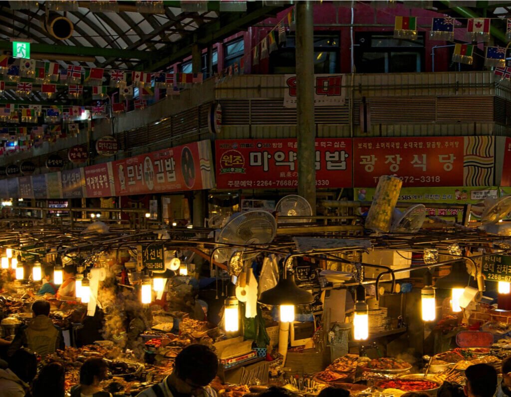 Must-Do Activities in Seoul : Savor Street Food at Gwangjang Market